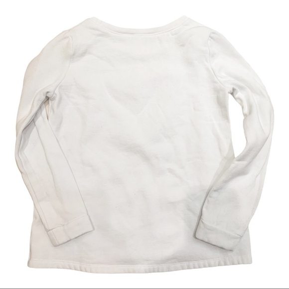 Carter’s White w/ Pink Sequins Unicorn Sweatshirt Sz 10 Girls - Picture 3 of 7